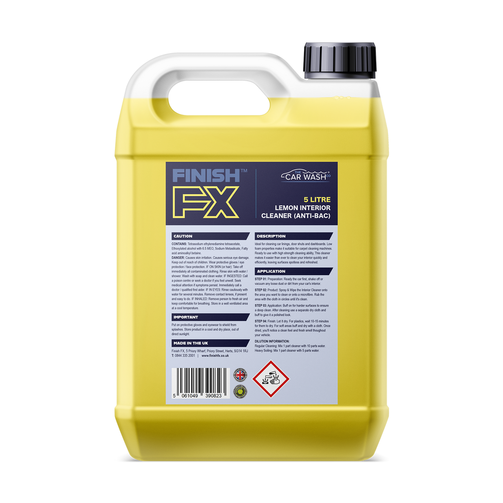 Lemon Interior Cleaner (Anti-Bacterial)